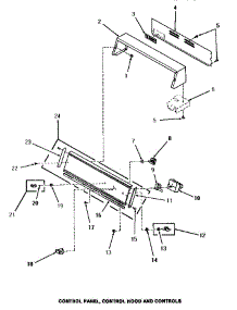 03 - Control Panel, Control Hood & Controls parts for Amana Dryer HE2970 from AppliancePartsPros.com