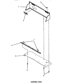03 - Control Hood parts for Amana Dryer HE4350 from AppliancePartsPros.com
