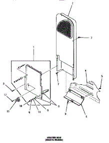 07 - Heater Box parts for Amana Dryer HE6350 from AppliancePartsPros.com