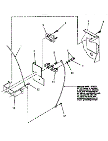 12 - Terminal Block parts for Amana Dryer HE6370 from AppliancePartsPros.com
