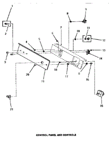 04 - Control Panel & Controls parts for Amana Dryer HE9270 from AppliancePartsPros.com