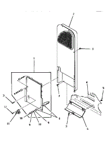 08 - Heater Box parts for Amana Dryer HE9270 from AppliancePartsPros.com