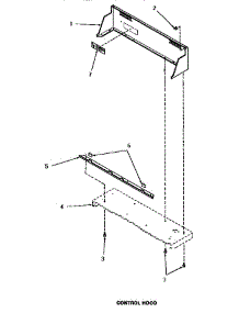 04 - Control Hood parts for Amana Dryer HG4280 from AppliancePartsPros.com