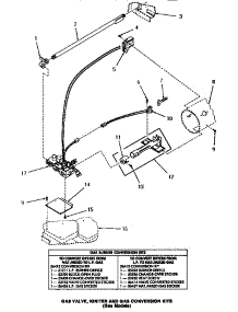 09 - Gas Valve, Igniter & Gas Conversion Kits parts for Amana Dryer HG4360 from AppliancePartsPros.com