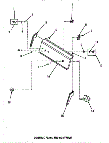 05 - Control Panel & Controls parts for Amana Dryer HG6490 from AppliancePartsPros.com