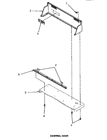 04 - Control Hood parts for Amana Dryer HG7290 from AppliancePartsPros.com