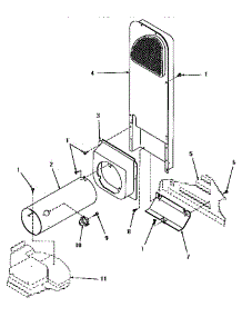 12 - Heater Box parts for Amana Dryer HG9280 from AppliancePartsPros.com