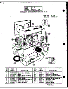 02 - Power Humidifier parts for Amana Dehumidifier HL68Q / P9615901F from AppliancePartsPros.com