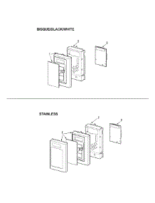 02 - Control Panel parts for Maytag Microwave MMV5156ACQ from AppliancePartsPros.com