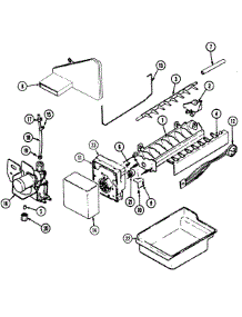 03 - Ice Maker parts for Maytag Refrigerator RTF1900CAE from AppliancePartsPros.com