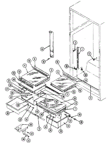 06 - Shelves & Accessories parts for Maytag Refrigerator RTF1900CAL from AppliancePartsPros.com