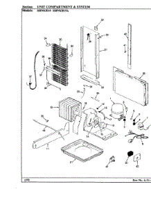 05 - Unit Compartment & System parts for Hoover Refrigerator HRNS2015 / BP03C from AppliancePartsPros.com