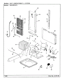 07 - Unit Compartment & System parts for Hoover Refrigerator HRNS2015 / BP03D from AppliancePartsPros.com