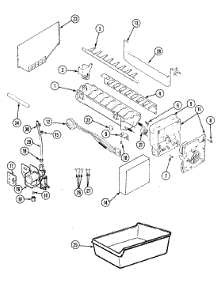 05 - Optional Ice Maker Kit parts for Hoover Refrigerator HRNS2035A / DP04A from AppliancePartsPros.com