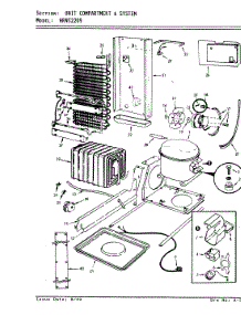 07 - Unit Compartment & System parts for Hoover Refrigerator HRNS2209A / AP31A from AppliancePartsPros.com