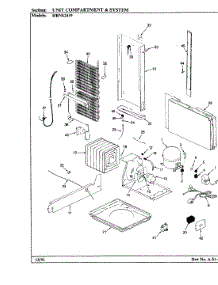 06 - Unit Compartment & System parts for Hoover Refrigerator HRNS2419 / BP88B from AppliancePartsPros.com