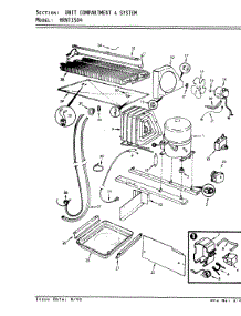 02 - Unit Compartment & System parts for Hoover Refrigerator HRNT1504 / AF09A from AppliancePartsPros.com
