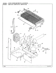 04 - Unit Compartment & System parts for Hoover Refrigerator HRNT1515 / BF09C from AppliancePartsPros.com