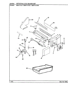 02 - Optional Ice Maker Kit parts for Hoover Refrigerator HRNT1515 / BF09A from AppliancePartsPros.com