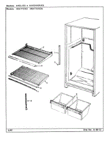 06 - Shelves & Accessories parts for Hoover Refrigerator HRNT15152A / CF18A from AppliancePartsPros.com