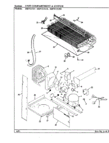 07 - Unit Compartment & System parts for Hoover Refrigerator HRNT1515A / BF10A from AppliancePartsPros.com