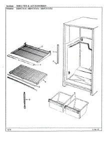 06 - Shelves & Accessories parts for Hoover Refrigerator HRNT1515A / BF10C from AppliancePartsPros.com