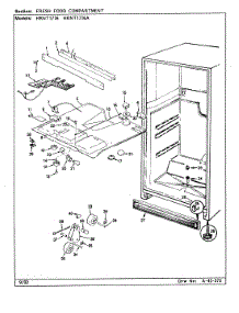 03 - Fresh Food Compartment parts for Hoover Refrigerator HRNT1716A / BF33D from AppliancePartsPros.com