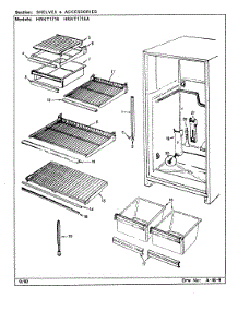 06 - Shelves & Accessories parts for Hoover Refrigerator HRNT1716A / BF33D from AppliancePartsPros.com