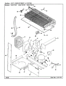 04 - Unit Compartment & System parts for Hoover Refrigerator HRNT1917 / CL51A from AppliancePartsPros.com