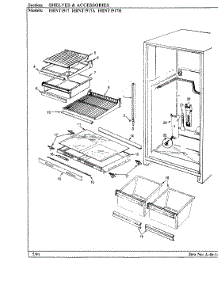 03 - Shelves & Accessories parts for Hoover Refrigerator HRNT1917 / BF53A from AppliancePartsPros.com