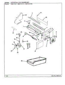 05 - Optional Ice Maker Kit parts for Hoover Refrigerator HRNT1917A / BF55C from AppliancePartsPros.com