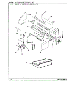 03 - Optional Ice Maker Kit parts for Hoover Refrigerator HRNT1917A / BF55A from AppliancePartsPros.com