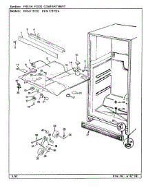 04 - Fresh Food Compartment parts for Hoover Refrigerator HRNT19192A / CF52A from AppliancePartsPros.com