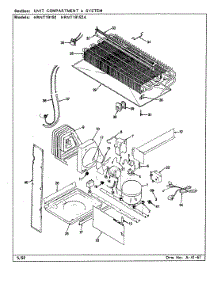 08 - Unit Compartment & System parts for Hoover Refrigerator HRNT19192A / CF52A from AppliancePartsPros.com