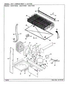 08 - Unit Compartment & System parts for Hoover Refrigerator HRNT1919A / CL55A from AppliancePartsPros.com