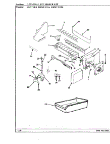 03 - Optional Ice Maker Kit parts for Hoover Refrigerator HRNT1919H / BF65B from AppliancePartsPros.com