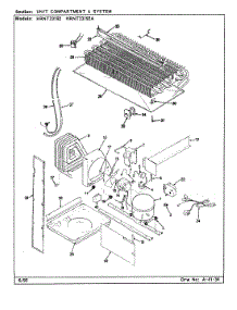 08 - Unit Compartment & System parts for Hoover Refrigerator HRNT23192A / CF96A from AppliancePartsPros.com