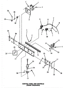 05 - Control Panel & Controls (Washer) parts for Amana Washer Dryer Combo HS8031 from AppliancePartsPros.com