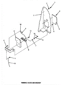 21 - Terminal Block & Bracket parts for Amana Washer Dryer Combo HS8031 from AppliancePartsPros.com