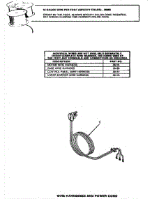 28 - Wire Harnesses & Power Cord (Washer) parts for Amana Washer Dryer Combo HS8031 from AppliancePartsPros.com