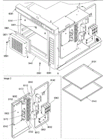 03 - Control Panels parts for Amana Microwave HSL2450 / P1305203M from AppliancePartsPros.com