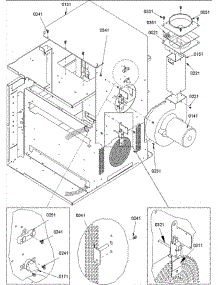 08 - Blower parts for Amana Microwave HSL3050 / P1305205M from AppliancePartsPros.com