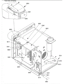 04 - Interior Components parts for Amana Microwave HSL3050 / P1305205M from AppliancePartsPros.com