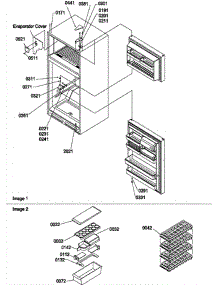 03 - Door Hinges And Accessories parts for Amana Refrigerator HT600W / P1319401W W from AppliancePartsPros.com