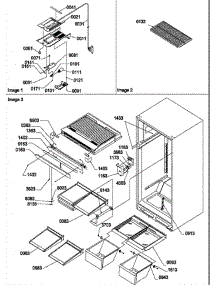 07 - Interior Cabinet And Drain Block Assy parts for Amana Refrigerator HT600W / P1319401W W from AppliancePartsPros.com