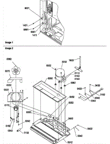 09 - Machine Compartment parts for Amana Refrigerator HT600W / P1319401W W from AppliancePartsPros.com