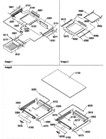 10 - Shelving Assemblies parts for Amana Refrigerator HT600W / P1319401W W from AppliancePartsPros.com