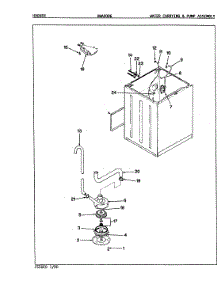 14 - Water Carrying (Rev. E-F) parts for Hoover Washer HWA2006A from AppliancePartsPros.com