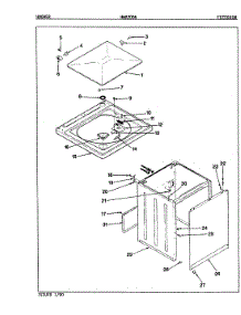 08 - Exterior (Rev. E-F) parts for Hoover Washer HWA2006W from AppliancePartsPros.com