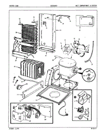 06 - Unit Compartment & System parts for Admiral Refrigerator ICES24F9A / 5L50A from AppliancePartsPros.com